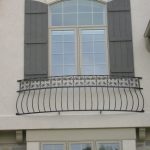 Custom Iron Balcony Window Design in Wisconsin